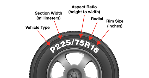 tire size