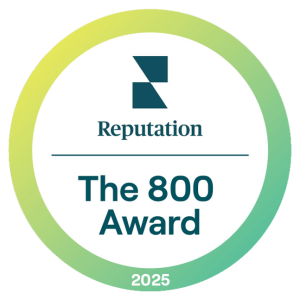 Best Customer experience award reputation.com